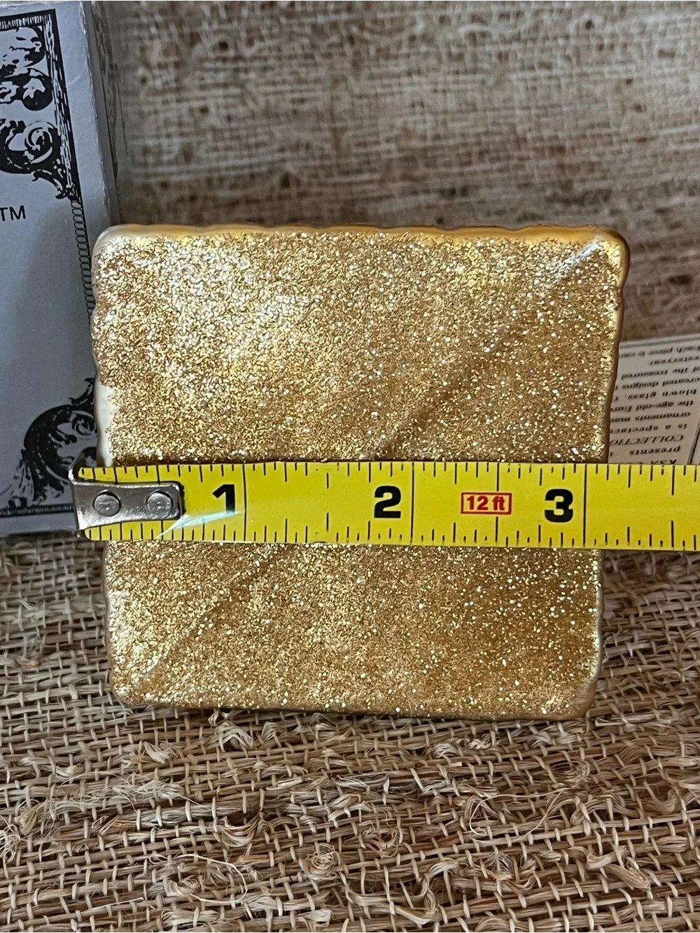 Polonaise Gold Pyramid Holiday Ornament